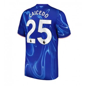 Chelsea Moises Caicedo #25 Domaci Dres 2024-25 Kratak Rukavima